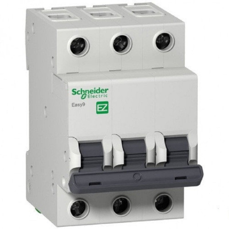 Выключатель автоматический Schneider Electric Easy9 3п 10А C 4.5кА 